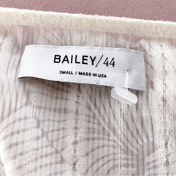 Bailey 44 Semi-Sheer Long Sleeve Cotton Top - Picture 9 of 10
